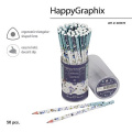 Фото товара - Карандаш черногр. "Happy Graphix" Акулы НВ 21-0030/75 Bruno Visconti