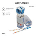 Фото товара - Карандаш черногр. "Happy Graphix" Собаки трехгранный НВ 21-0030/74 Bruno Visconti