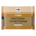 Фото товара - Пластилин скульптурный  500гр. "Студия" телесный твердый 2.80.Е050.001 Гамма
