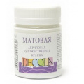 Фото товара - Акриловая краска матовая "Декола" 50мл Белая 14328104 Невская палитра