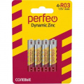 Фото товара - Элемент питания R03  4BL PERFEO Dynamic Zinc