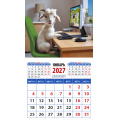 Фото товара - КалендарьНаМагните 2027 Год козы. Веселый айтишник (Символ года) (94*167, отрывной) 20726, (День за днем)