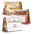 Фото товара - КалендарьДомик 2027 Сезонные цветы (170*140, перекидной, люкс) 77703, (Келинс, 2026), Л