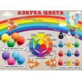 Маленькое фото товара - 0801080 Плакат "Азбука цвета" (А2, текст), (Праздник). Вариант №1