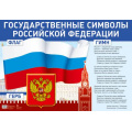 Фото товара - Плакат Государственные символы Российской Федерации (70*100, текст) (ПЛ-014841), (Сфера)