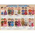 Фото товара - 2222500 Плакат "Народы России!" (600*440мм, текст), (ИмперияПоздр)