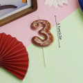 Фото товара - Свеча в торт "Пончики" (на шпажке) цифра "3" 70078, (Yiwu Yibotong Trade Co., Ltd)