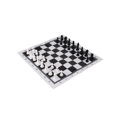 Большое фото товара - Настольная Игра Шахматы классические (поле 28,5*28,5см, пластик, картон, в пакете, от 6 лет) ИН-0160, (Рыжий кот), 11-111193. Вариант №1