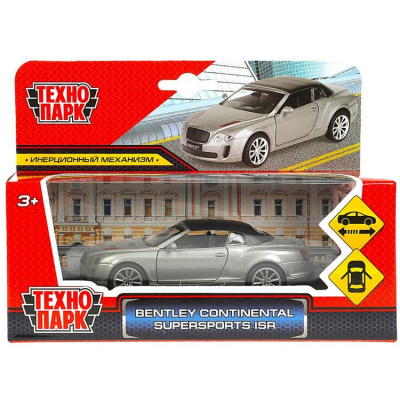 Большое фото товара - Модель Инерционная Технопарк Bentley Continental Supersports ISR (11см, пластик, металл, открываются двери, в коробке) 67307, (Guangdong Caipo Technology Co., Ltd), 11-122615. Вариант №1