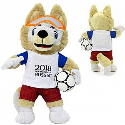 Большое фото товара - МягкаяИгрушкаFIFA2018 Волк Забивака (40см) (в пакете) (441433) Т11252, (TONGFU MANUFACTURIHG CO.,LTD), 11-145241. Вариант №1