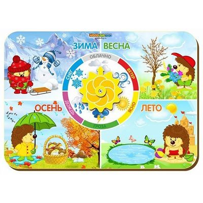 Большое фото товара - WoodLandToys Бизиборд. Времена года (дерево, от 3 лет) 112203, (ООО "СИБИРСКИЙ СУВЕНИР"), 11-151180. Вариант №1