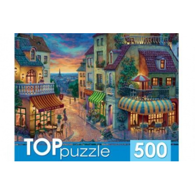 Большое фото товара - ПазлыTOPpuzzle 500 дет. Парижская улица ХТП500-4224, (Рыжий кот), 11-153758. Вариант №1