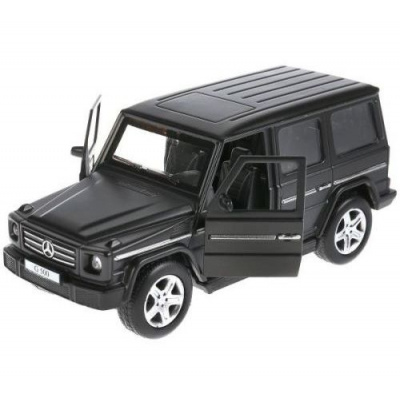 Большое фото товара - Модель Инерционная Технопарк Mercedes-Benz G-Class (12см, металл, открываются двери, черная, в коробке) G-СLASS-BK, (Huada Toy Co.,Ltd), 11-160104. Вариант №1
