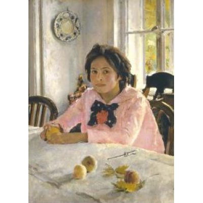 Большое фото товара - Пазлы 1000 дет. Серов В.А. "Девочка с персиками" (коллекция Третьяковской галереи) 100069, (ООО "Фирма Стелла+"), 11-160907. Вариант №1