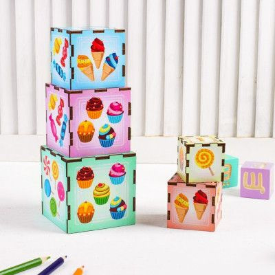 Большое фото товара - WoodLandToys Сортер-пирамидка. Цифры-3 (дерево) (от 3 лет) 098103, (ООО "СИБИРСКИЙ СУВЕНИР"), 11-164083. Вариант №1