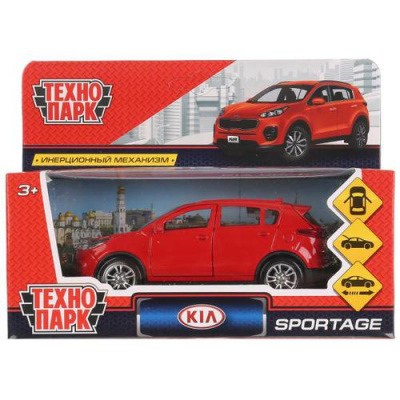 Большое фото товара - Модель Инерционная Технопарк KIA Sportage (12см, металл, открываются двери, багажник, красная, в коробке) SPORTAGE-RD, (Shantou City Daxiang Plastic Toy Products Co., Ltd), 11-164472. Вариант №1