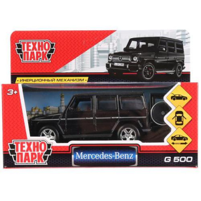 Большое фото товара - Модель Инерционная Технопарк Mercedes-Benz G-Class (12см, металл, открываются двери и багажник, черная, в коробке) G-СLASS-BE, (Shantou City Daxiang Plastic Toy Products Co., Ltd), 11-164479. Вариант №1