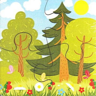 Большое фото товара - WoodLandToys Пазлы 4 дет. Времена года (4 вида, дерево) 099108, (ООО "СИБИРСКИЙ СУВЕНИР"), 11-164791. Вариант №1