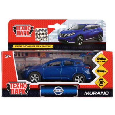 Большое фото товара - Модель Инерционная Технопарк Nissan Murano (12см, металл, открываются двери, синяя, в коробке) SB-17-75-NM-N(BU)-WB, (Shantou City Daxiang Plastic Toy Products Co., Ltd), 11-171483. Вариант №1