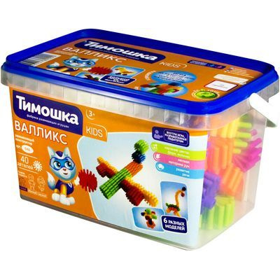 Большое фото товара - Конструктор Тимошка KIDS 40 дет. Валликс (в контейнере, от 3 лет) 046, (ТД Алтай), 11-171784. Вариант №1