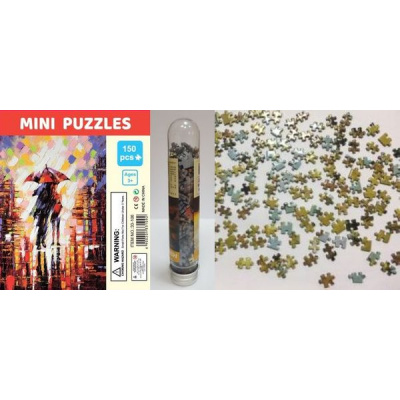 Большое фото товара - ПазлыВКолбе 150 дет. Дождливая погода. MINI PUZZLES (10*15 см) 33-106, (YIWU XINSHIXIAN ARTS AND CRAFTS CO.,LTD), 11-183369. Вариант №1