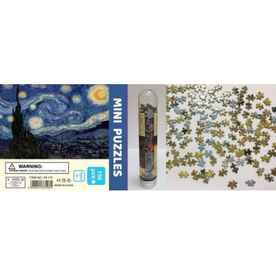 Большое фото товара - ПазлыВКолбе 150 дет. Звездная ночь MINI PUZZLES (10*15 см) 33-115, (YIWU XINSHIXIAN ARTS AND CRAFTS CO.,LTD), 11-183706. Вариант №1