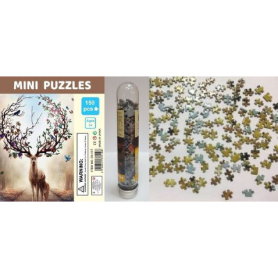 Большое фото товара - ПазлыВКолбе 150 дет. Волшебные олени MINI PUZZLES (10*15 см) 33-107, (YIWU XINSHIXIAN ARTS AND CRAFTS CO.,LTD), 11-183710. Вариант №1