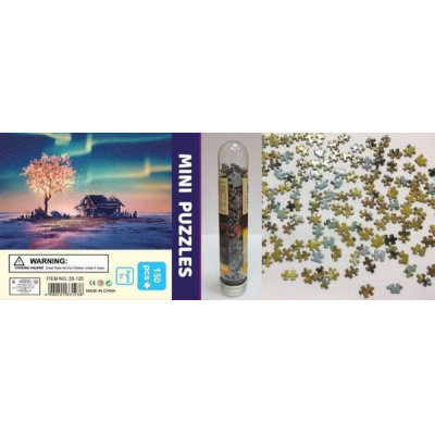 Большое фото товара - ПазлыВКолбе 150 дет. Северное сияние MINI PUZZLES (10*15 см) 33-125, (YIWU XINSHIXIAN ARTS AND CRAFTS CO.,LTD), 11-183720. Вариант №1