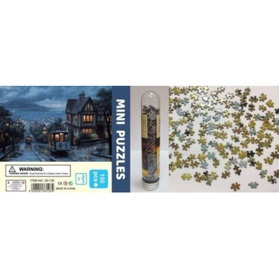 Большое фото товара - ПазлыВКолбе 150 дет. Городской пейзаж MINI PUZZLES (10*15 см) 33-130, (YIWU XINSHIXIAN ARTS AND CRAFTS CO.,LTD), 11-183722. Вариант №1