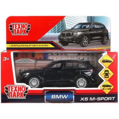 Большое фото товара - Модель Инерционная Технопарк BMW X5 M-SPORT (12см, металл, открываются двери, черная, в коробке) X5-12-BK, (Shantou City Daxiang Plastic Toy Products Co., Ltd), 11-197175. Вариант №1