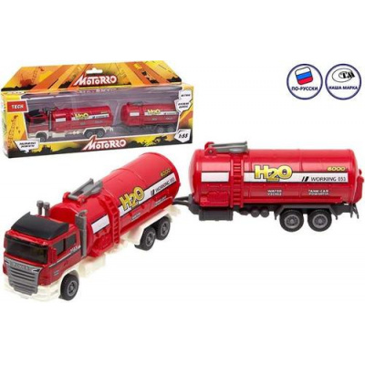 Большое фото товара - Модель-игрушка Motorro 1:55 Пожарная команда (металл, подвижные элементы) (в коробке) 200696477, (FANRONG E-COMMERCE CO., LIMITED), 11-201540. Вариант №1