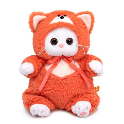 Большое фото товара - Budi Basa Мягкая Игрушка Кошечка Ли-Ли BABY в костюмчике Лисичка (20см, в подарочной коробке) LB-090, (ООО "МПП"), 11-203942. Вариант №1