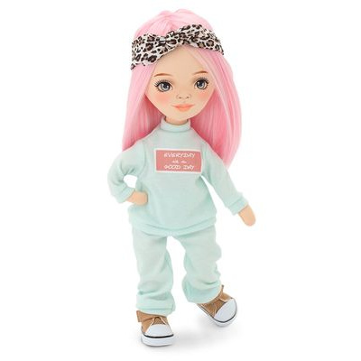 Большое фото товара - Мягкая Игрушка Orange Sweet Sisters Billie в спортивном костюме мятного цвета (cерия Спортивный стиль, 32см, в коробке) SS06-30, (Nanjing Meimei Toys Corporation), 11-206145. Вариант №1