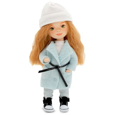Большое фото товара - Мягкая Игрушка Orange Sweet Sisters Sunny в пальто мятного цвета (cерия Европейская зима, 32см, в коробке) SS02-08, (Nanjing Meimei Toys Corporation), 11-206151. Вариант №1