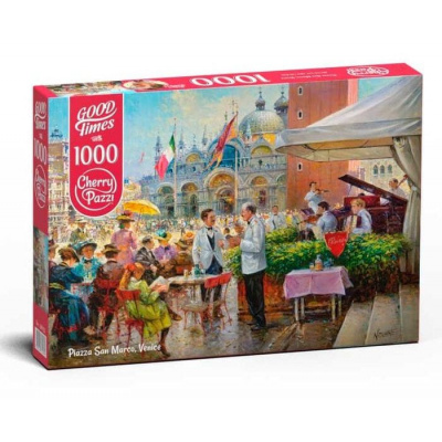 Большое фото товара - Пазлы 1000 дет. Площадь Сан-Марко. Венеция 30653, (Cherry Pazzi), 11-213429. Вариант №1