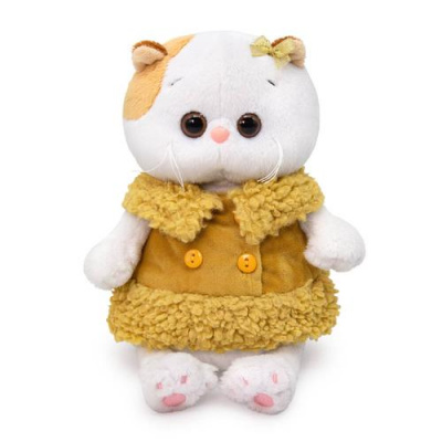 Большое фото товара - Budi Basa Мягкая Игрушка Кошечка Ли-Ли BABY в жилете с мехом (20см, в подарочной коробке) LB-114, (ООО "МПП"), 11-213926. Вариант №1