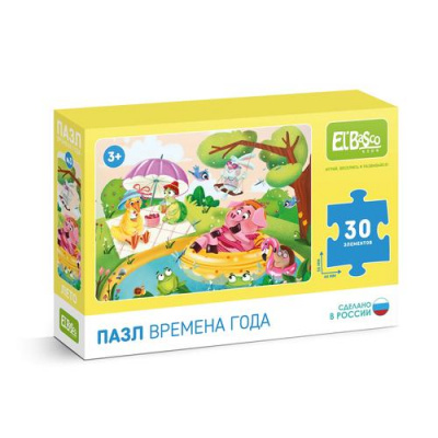 Большое фото товара - Пазлы ElBasco 30 дет. Времена года. Лето ET01-015, (Я РАСТУ ТОЙЗ), 11-215737. Вариант №1
