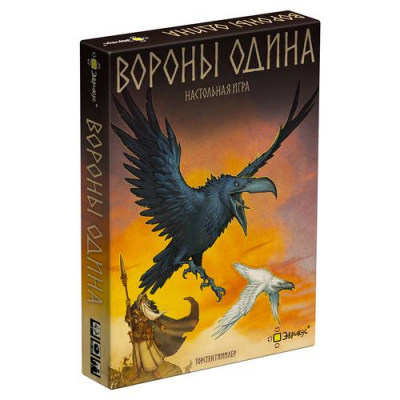 Большое фото товара - Настольная Игра Эврикус Вороны Одина (106 карточек, 2 фигурки, правила, в коробке, от 8 лет) BG-17027, (ООО "ПАННА"), 11-216496. Вариант №1