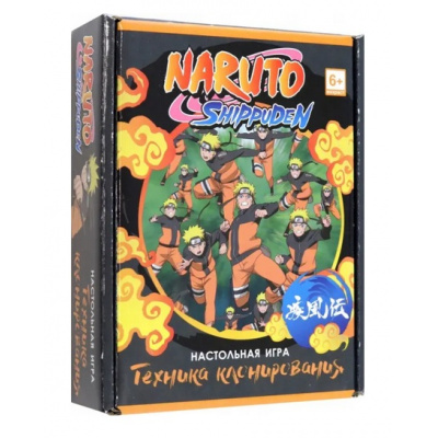 Большое фото товара - Настольная Игра Naruto. Техника клонирования (100 карточек, правила, в коробке, от 6 лет) 07360, (ООО "Оригами"), 11-217541. Вариант №1