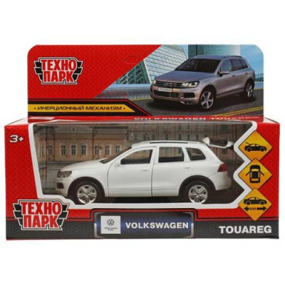 Большое фото товара - Модель Инерционная Технопарк VOLKSWAGEN TOUAREG (12см, металл, открываются двери, белый, в коробке) TOUAREG-12-WH, (Guangdong Caipo Technology Co., Ltd), 11-218886. Вариант №1