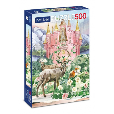 Большое фото товара - Пазлы 500 дет. Сказочный замок (Premium) 500ПЗ2_30299, (Хатбер-М), 11-219236. Вариант №1