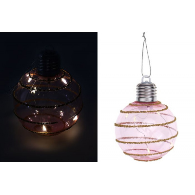 Большое фото товара - Елочное Украшение Шар. Яркие огни (d=8см, с led-подсветкой, пластик, в пакете) НУ-3453, (ООО "МИЛЕНД"), 11-219486. Вариант №1