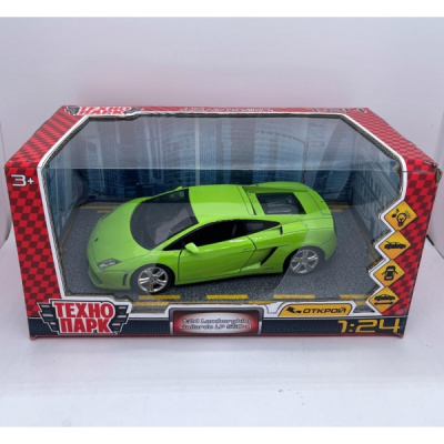 Большое фото товара - Модель Инерционная Технопарк 1:24 Lamborghini Gallardo LP 560-4 (18см, металл, свет, звук,  открываются двери и багажник, в коробке) 68253A, (Guangdong Caipo Technology Co., Ltd), 11-227033. Вариант №1
