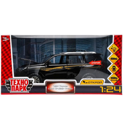 Большое фото товара - Модель Инерционная Технопарк 1:24 Toyota Land Cruiser Prado (20см, металл, свет, звук, открываются двери и капот, в коробке) 68270AB, (Guangdong Caipo Technology Co., Ltd), 11-227035. Вариант №1