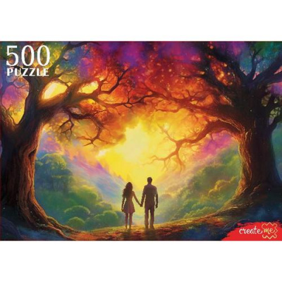 Большое фото товара - Пазлы 500 дет. Сказочный лес П500-0502, (Рыжий кот), 11-228081. Вариант №1