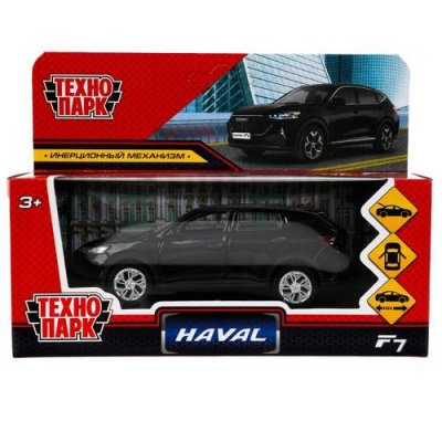 Большое фото товара - Модель Инерционная Технопарк Haval F7 (12см, металл, открываются двери и багажник, черный, в коробке) F7-12-BK-WOD, (Huada Toy Co.,Ltd), 11-230178. Вариант №1