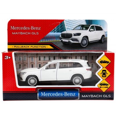 Большое фото товара - Модель Инерционная Технопарк MERCEDES-BENZ GLS MAYBACH (12 см, металл, открываются двери и багажник, белый, в коробке, от 3 лет) MAYBCHGLS-12-WH, (Huada Toy Co.,Ltd), 11-230490. Вариант №1