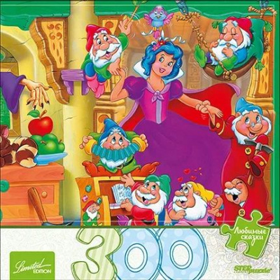 Большое фото товара - Пазлы 300 дет. Любимые сказки. Белоснежка (Limited Edition) 92000, (Степ Пазл), 11-231186. Вариант №1