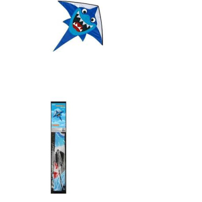 Большое фото товара - X-Match Воздушный змей Акула  (133*136см, в пакете) 681328, (Shantou City Chenghai District Huada Toys Co., Ltd), 11-232371. Вариант №1