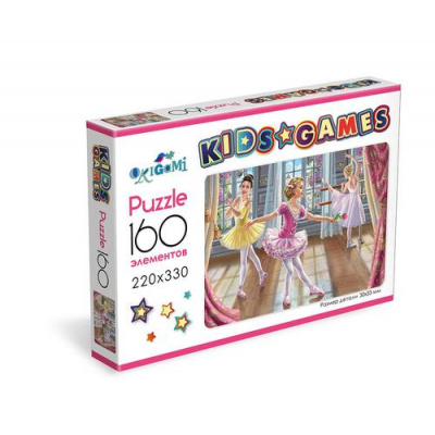 Большое фото товара - Пазлы 160 дет. Kids Games. Спорт. Балерины 08847, (ООО "Оригами"), 11-233311. Вариант №1